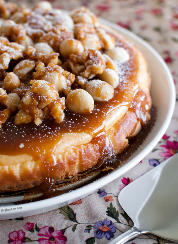 caramel macadamia cheesecake recipe