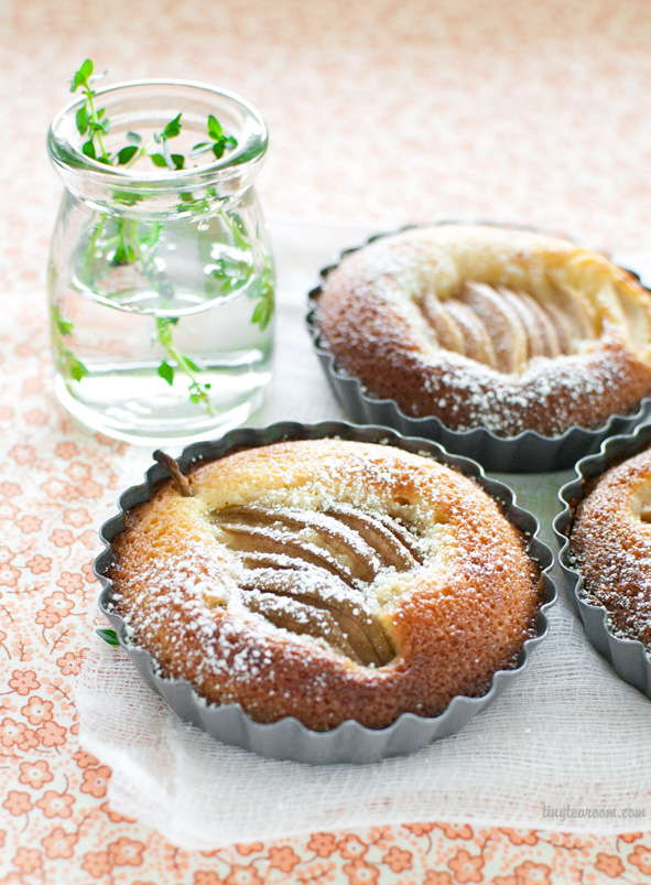 no pastry pear tarts